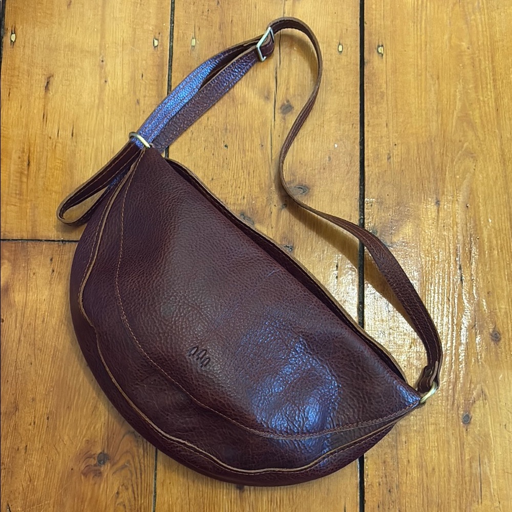 NWOT Portland Leather Brown Crossbody Bag with “Koala Sling Bag”
